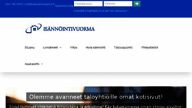 What Isannointivuorma.fi website looked like in 2016 (8 years ago)