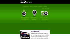 What Igamingpartners.com website looked like in 2016 (8 years ago)