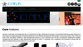 What Iqninja.com website looked like in 2016 (8 years ago)