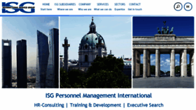 What Isg.eu website looked like in 2016 (8 years ago)