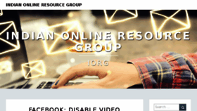 What Iorgroup.org website looked like in 2016 (8 years ago)
