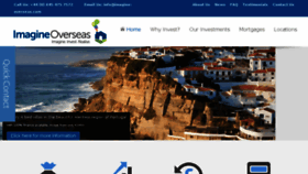 What Imagine-overseas.com website looked like in 2016 (9 years ago)