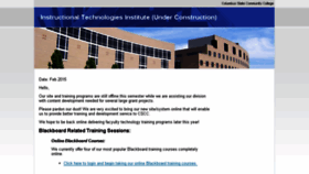 What Iti.cscc.edu website looked like in 2016 (8 years ago)
