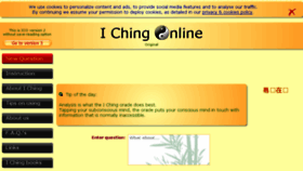 What Ichingonline.org website looked like in 2016 (8 years ago)