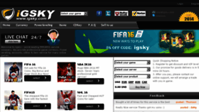 What Igsky.com website looked like in 2016 (8 years ago)