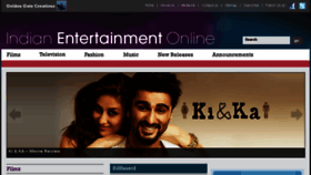 What Indianentertainment.info website looked like in 2016 (8 years ago)