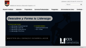 What Ices.edu.mx website looked like in 2016 (8 years ago)