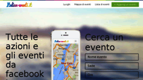 What Italian-eventi.it website looked like in 2016 (8 years ago)