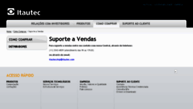 What Itautecshop.com.br website looked like in 2016 (8 years ago)