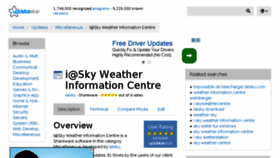 What I-sky-weather-information-centre.updatestar.com website looked like in 2016 (8 years ago)