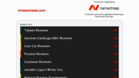 What Imrealreviews.com website looked like in 2016 (8 years ago)
