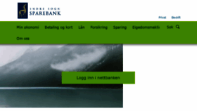 What Indresognsparebank.no website looked like in 2016 (8 years ago)