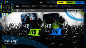 What Infofestival.com website looked like in 2016 (8 years ago)
