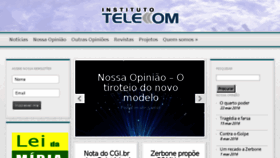 What Institutotelecom.com.br website looked like in 2016 (8 years ago)