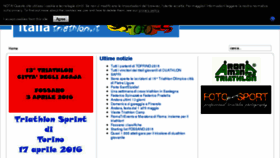 What Italiatriathlon.it website looked like in 2016 (8 years ago)