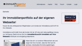 What Immo-api-agentur.de website looked like in 2016 (8 years ago)