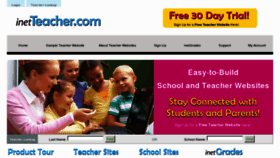 What Inetteacher.com website looked like in 2016 (8 years ago)