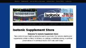 What Isotonicsupplementstore.com website looked like in 2016 (8 years ago)