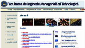 What Imt.uoradea.ro website looked like in 2016 (8 years ago)