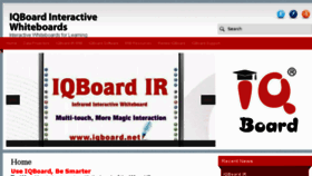 What Iqboard.ie website looked like in 2016 (8 years ago)