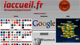 What Iaccueil.fr website looked like in 2016 (8 years ago)