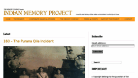 What Indianmemoryproject.com website looked like in 2016 (8 years ago)