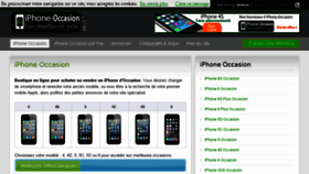 What Iphone-occasion.com website looked like in 2016 (8 years ago)