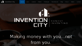 What Inventioncity.com website looked like in 2016 (8 years ago)