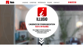 What Illusio.fr website looked like in 2016 (8 years ago)