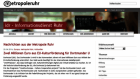 What Idruhr.de website looked like in 2016 (8 years ago)