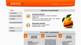 What Iankety.sk website looked like in 2016 (8 years ago)