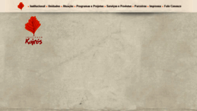 What Institutokairos.org.br website looked like in 2016 (9 years ago)