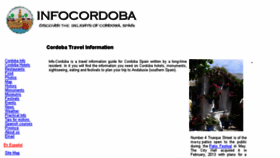 What Infocordoba.com website looked like in 2016 (8 years ago)