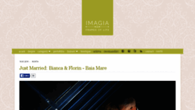 What Imagia.ro website looked like in 2016 (8 years ago)