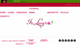 What Islaura.it website looked like in 2016 (8 years ago)