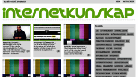 What Internetkunskap.se website looked like in 2016 (8 years ago)