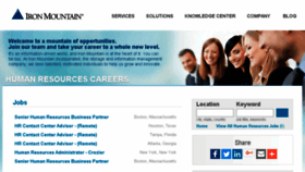 What Ironmountain-humanresources.jobs website looked like in 2016 (8 years ago)
