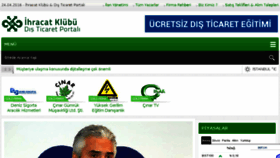 What Ihracatklubu.com website looked like in 2016 (8 years ago)