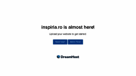 What Inspiria.ro website looked like in 2016 (8 years ago)