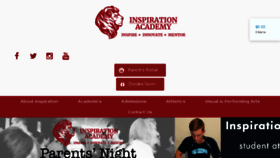 What Inspirationacademy.com website looked like in 2016 (8 years ago)