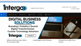 What Intergo.co website looked like in 2016 (8 years ago)