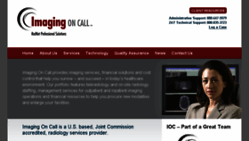 What Imagingoncall.com website looked like in 2016 (8 years ago)