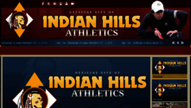 What Indianhillsathletics.com website looked like in 2016 (8 years ago)