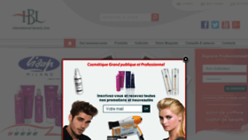 What Internationalbeautyline.com website looked like in 2016 (8 years ago)