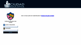 What Iesanvicente.ciudadeducativa.com website looked like in 2016 (8 years ago)