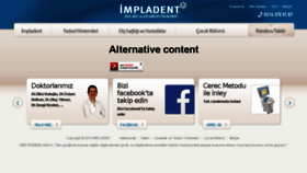 What Impladent.com.tr website looked like in 2016 (8 years ago)