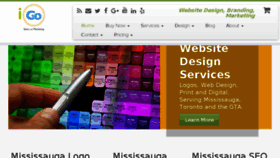What Igosalesandmarketing.com website looked like in 2016 (8 years ago)