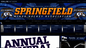 What Icehawkshockey.ca website looked like in 2016 (8 years ago)