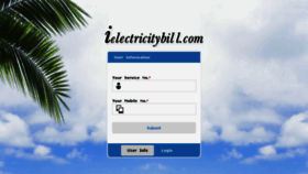 What Ielectricitybill.com website looked like in 2016 (7 years ago)