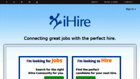 What Ihirehealthandsocial.com website looked like in 2016 (8 years ago)